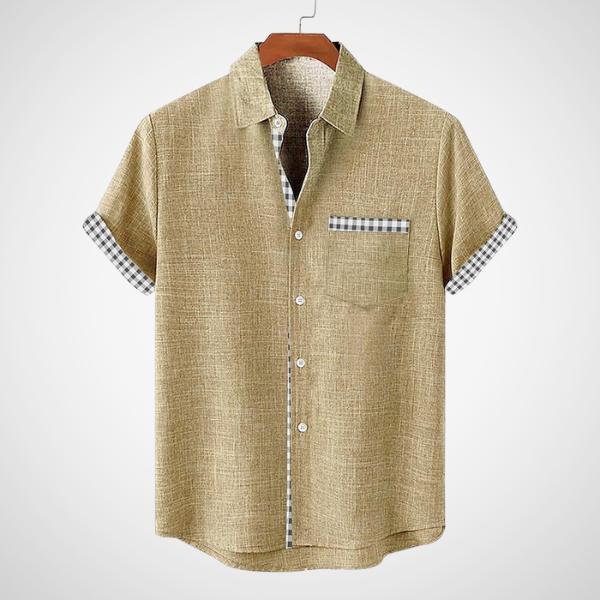 Max™ | Summer Shirt with Check Detail