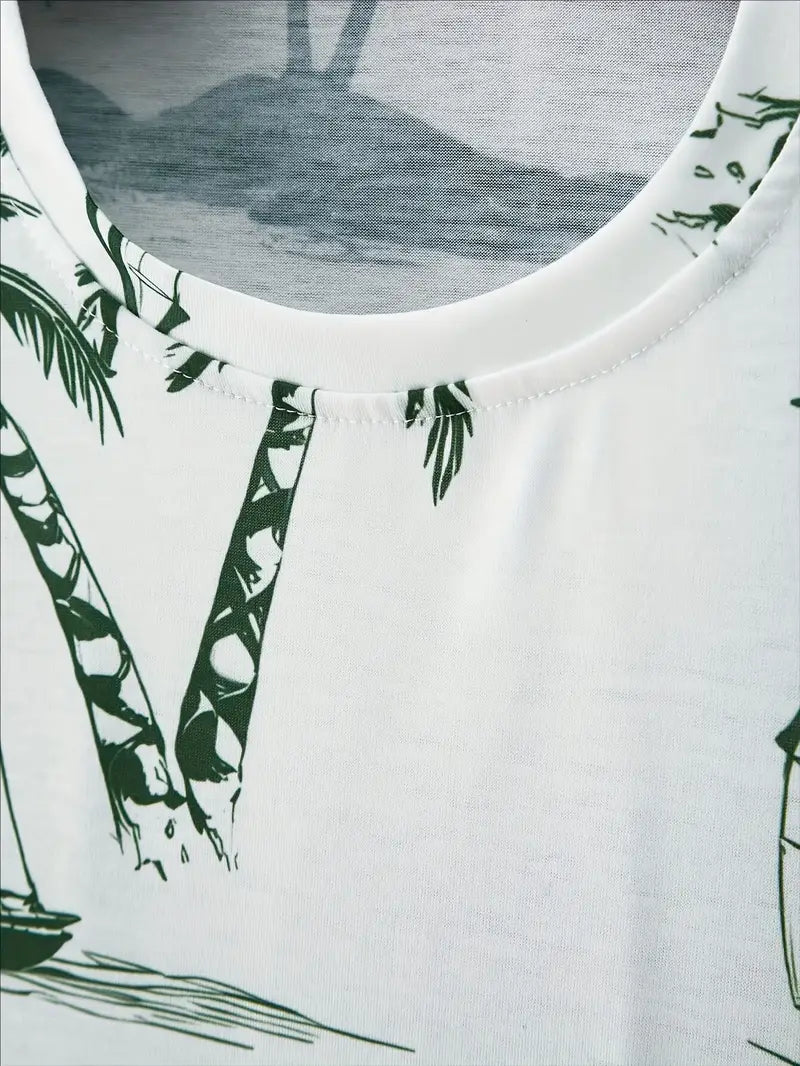 Brandon ™ | Elegant Summer Two-Piece Printed Set