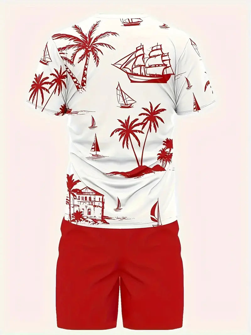 Brandon ™ | Elegant Summer Two-Piece Printed Set