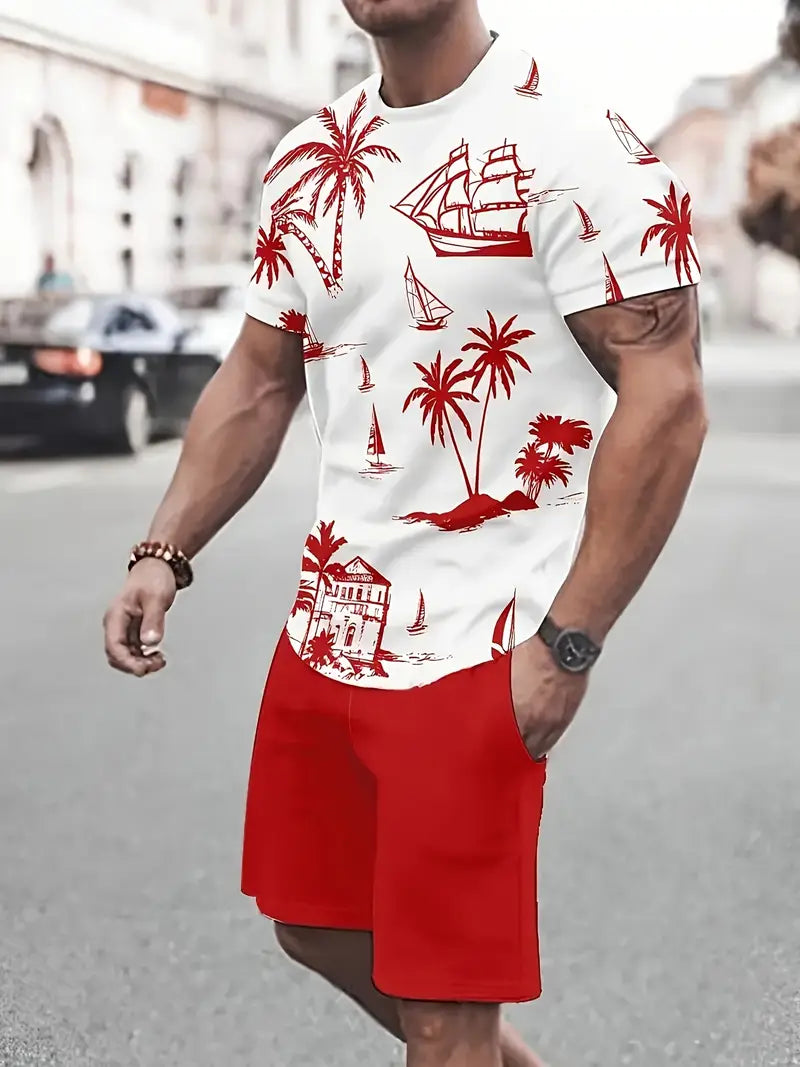 Brandon ™ | Elegant Summer Two-Piece Printed Set