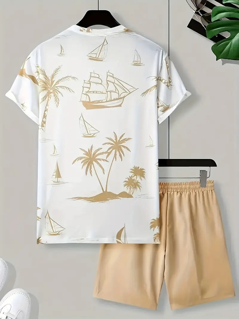 Brandon ™ | Elegant Summer Two-Piece Printed Set