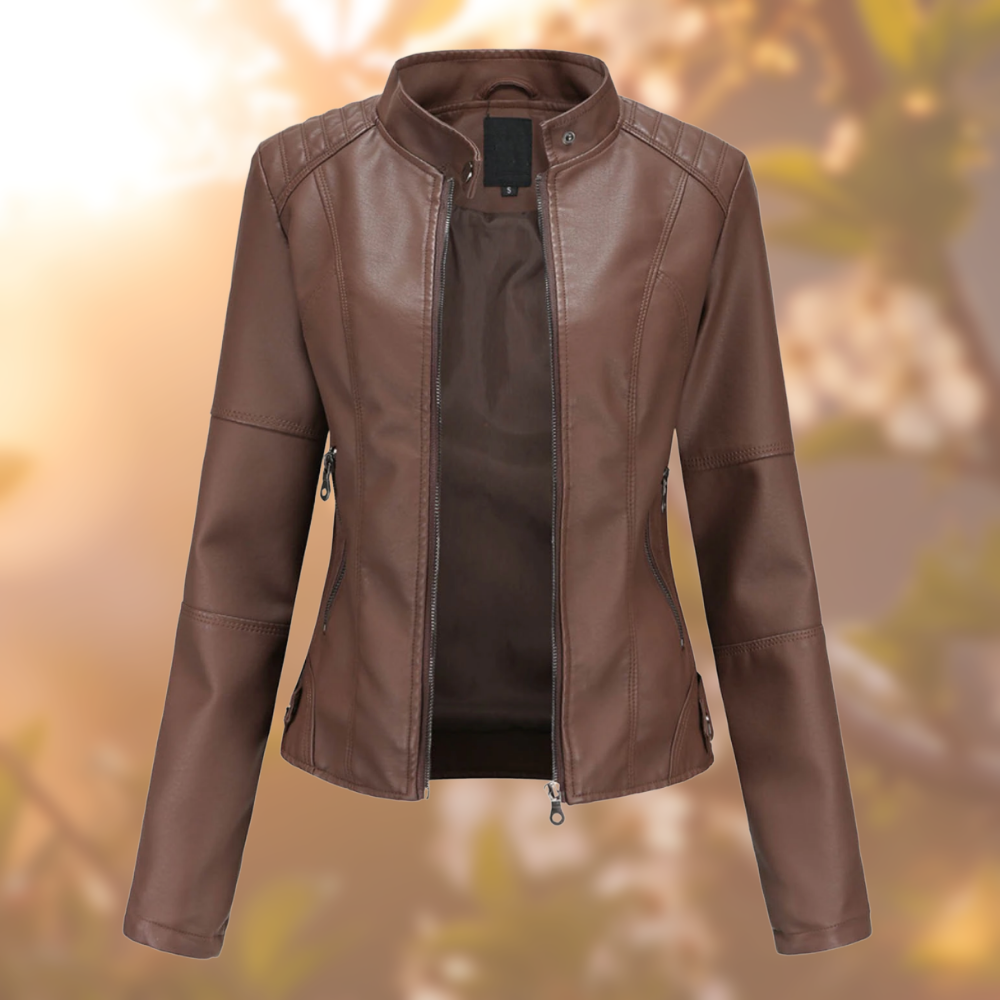 Giorgina™ - Stylish Leather Jacket for Women