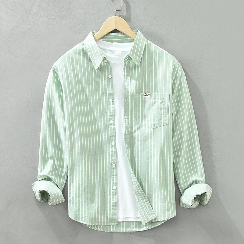 Noah™ | Striped Shirt in Premium Linen