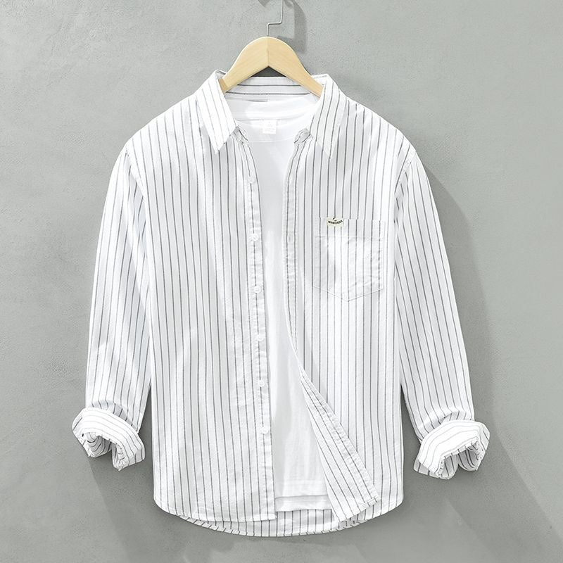 Noah™ | Striped Shirt in Premium Linen