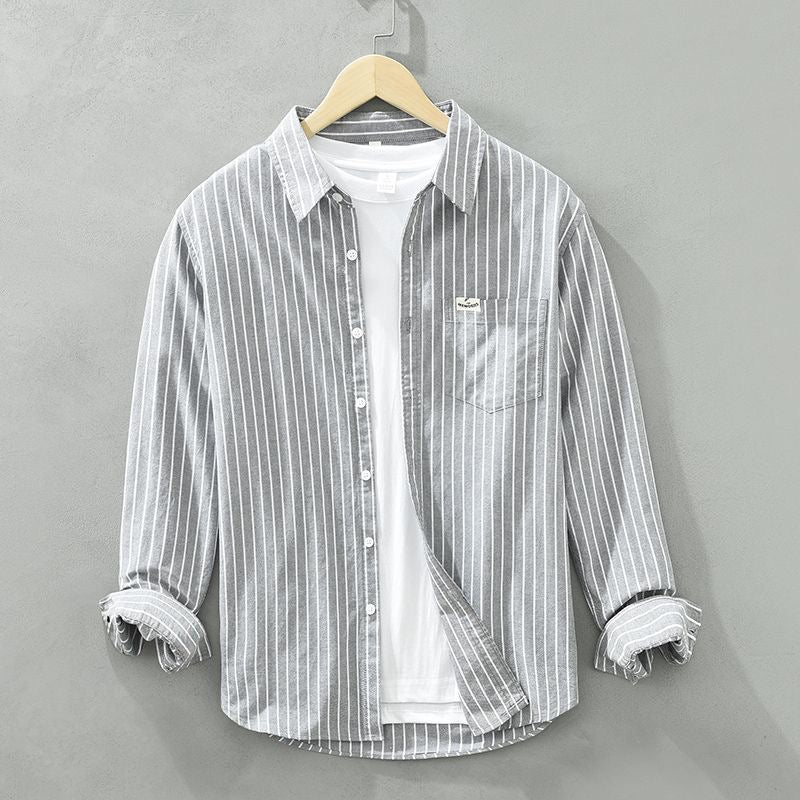 Noah™ | Striped Shirt in Premium Linen