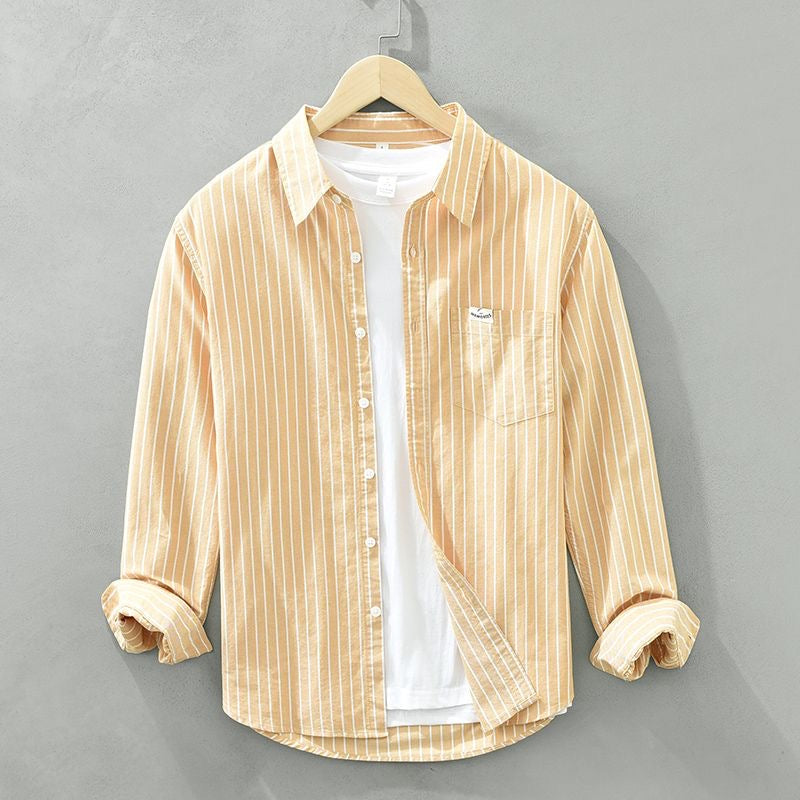 Noah™ | Striped Shirt in Premium Linen