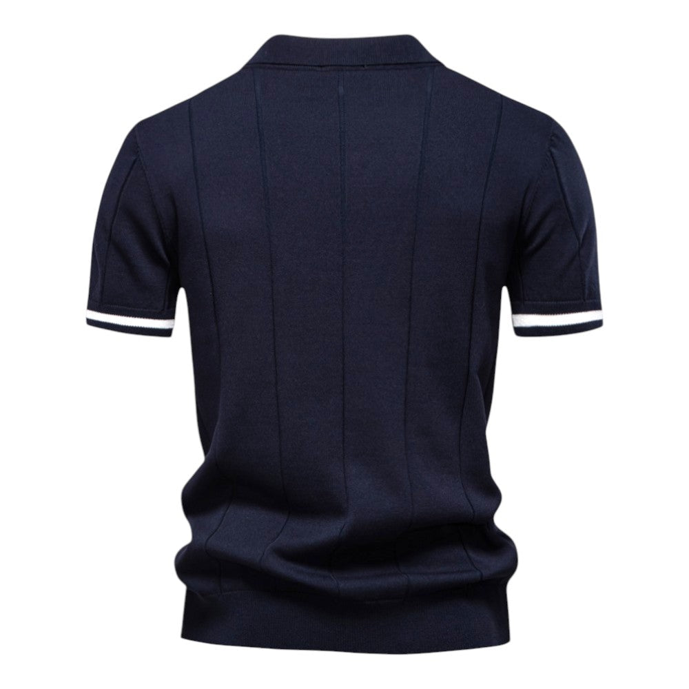 John™ | Casual Polo Shirt with Zipper in Sport Style