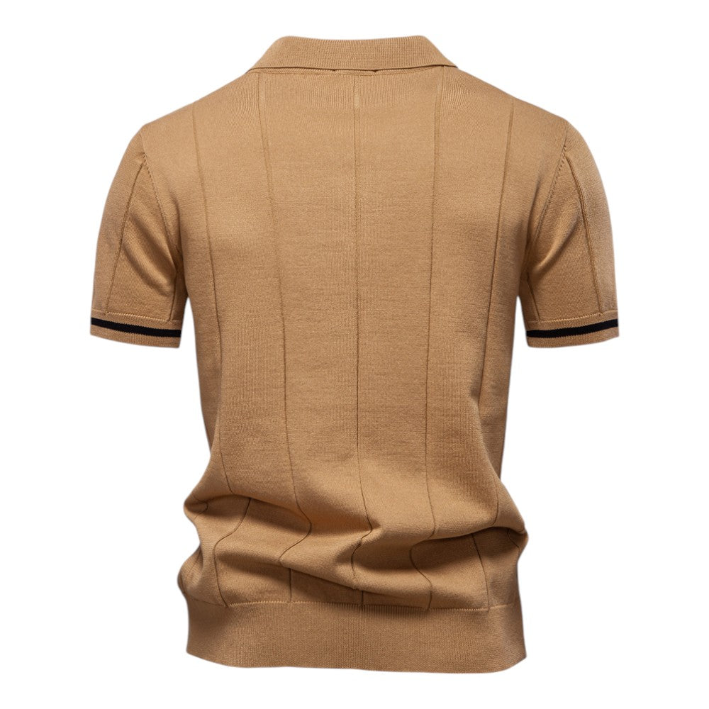 John™ | Casual Polo Shirt with Zipper in Sport Style