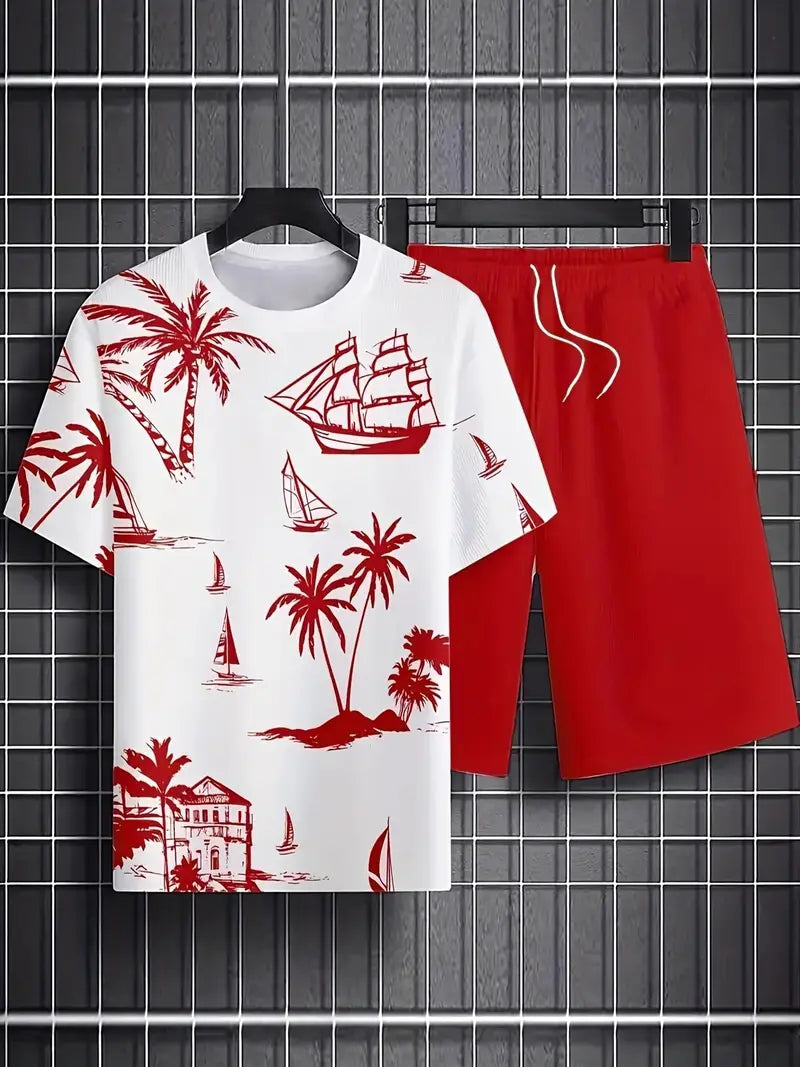 Brandon ™ | Elegant Summer Two-Piece Printed Set