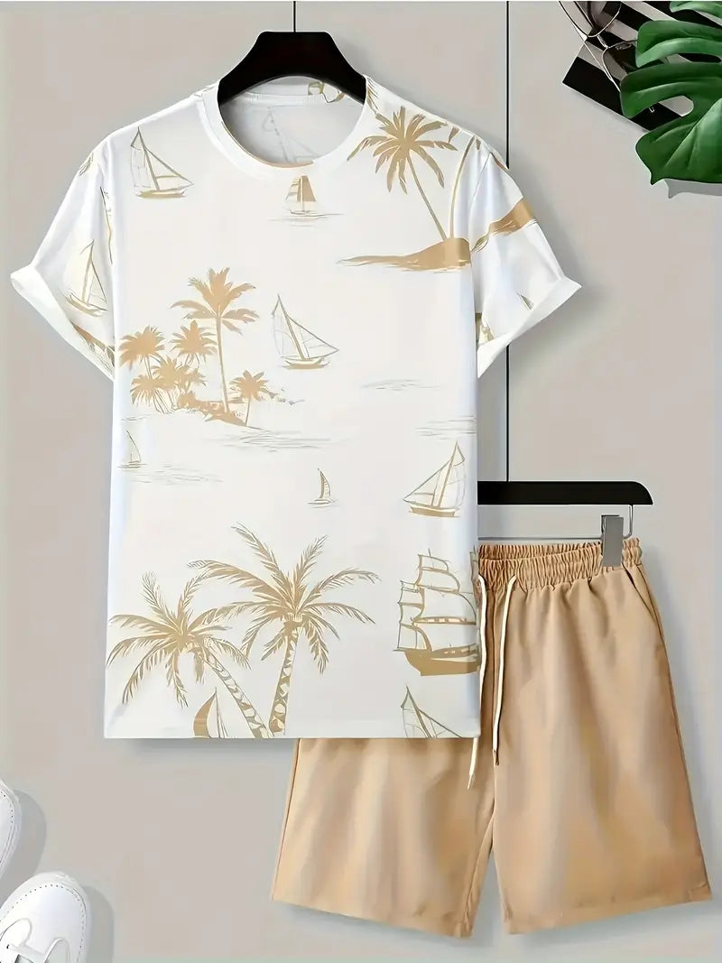 Brandon ™ | Elegant Summer Two-Piece Printed Set