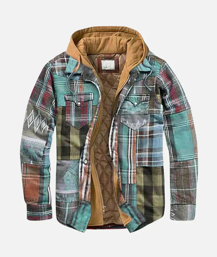 Carter™ | Patchwork Plaid Jacket