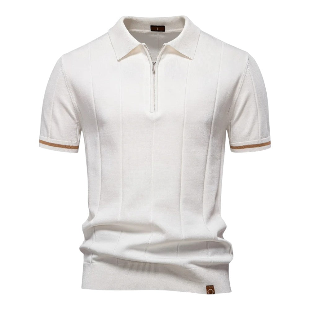John™ | Casual Polo Shirt with Zipper in Sport Style