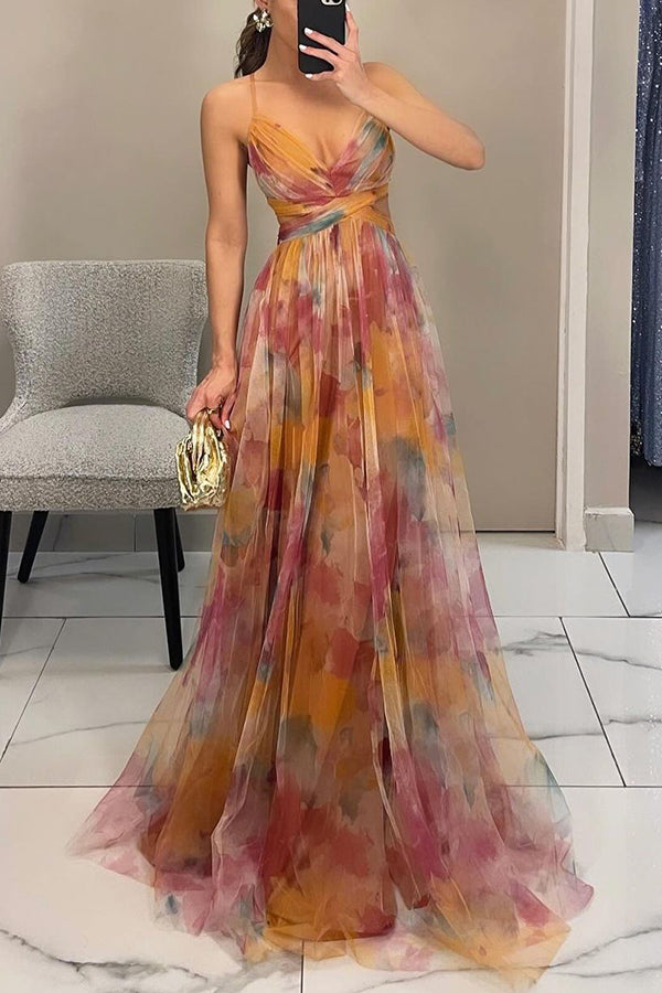 Eirith | Flowing Floral Maxi Dress