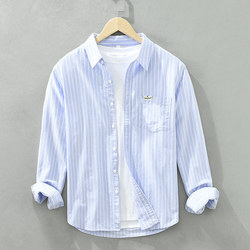 Noah™ | Striped Shirt in Premium Linen