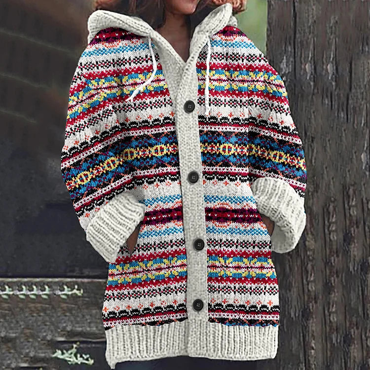 Valentina™ - Knitted cardigan in wool